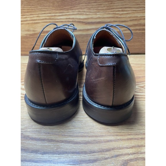 Allen Edmonds Clifton Leather Burgundy/Dark Brown Cap Toe Dress Shoes Size 9 main image 5